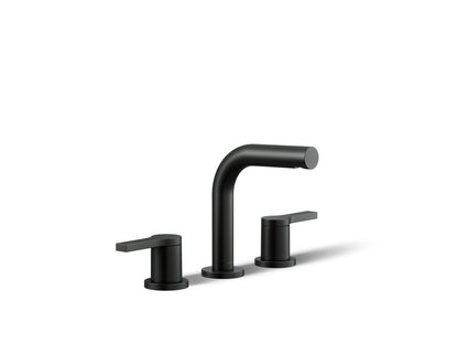 KOHLER K-33592-4N-BL Elate Widespread bathroom sink faucet, 0.5 gpm - Matte Black