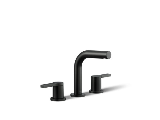 KOHLER K-33592-4-BL Elate Widespread bathroom sink faucet, 1.2 gpm - Matte Black