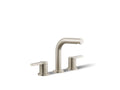 KOHLER K-33592-4N-BN Elate Widespread Bathroom Sink Faucet, 0.5 Gpm - Vibrant Brushed Nickel