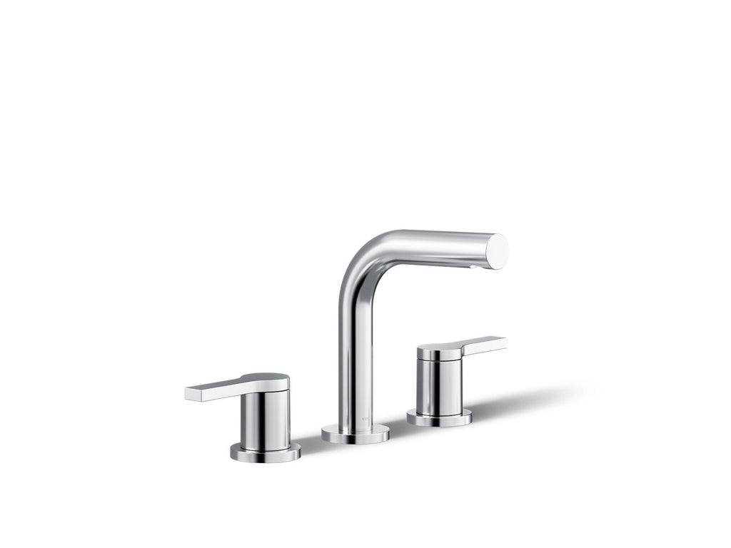 KOHLER K-33592-4N-CP Elate Widespread Bathroom Sink Faucet, 0.5 Gpm - Polished Chrome
