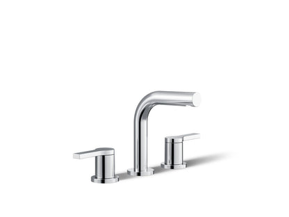KOHLER K-33592-4N-CP Elate Widespread bathroom sink faucet, 0.5 gpm - Polished Chrome