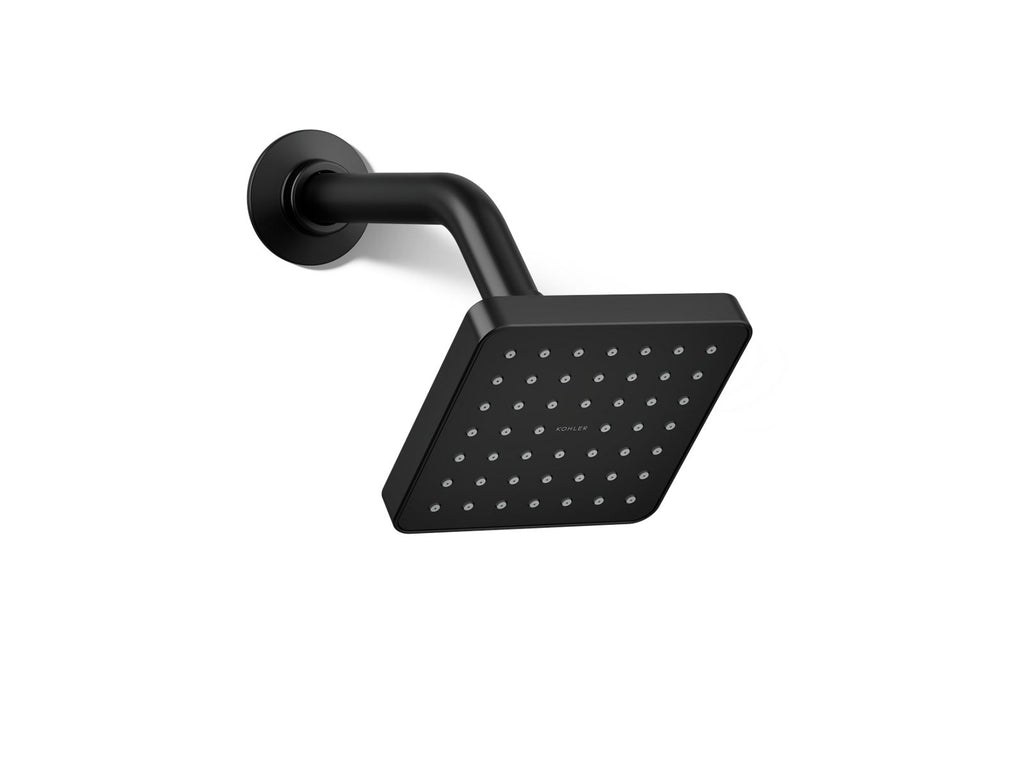 KOHLER K-33597-H-BL Venza Single-Function Showerhead, 1.5 Gpm - Matte Black