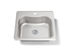 KOHLER K-3362-1-NA Staccato 25" Top-Mount Single-Bowl Kitchen Sink - Stainless Steel