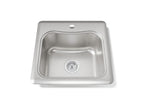 KOHLER K-3363-1-NA Staccato 20" Top-Mount Single-Bowl Bar Sink - Stainless Steel