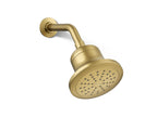 KOHLER K-33631-Y-2MB Cinq Round Single-Function Filtered Showerhead, 2.5 Gpm - Vibrant Brushed Moderne Brass