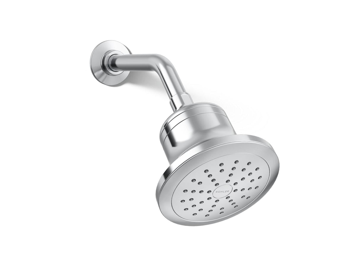 KOHLER K-33631-Y-CP Cinq Round Single-Function Filtered Showerhead, 2.5 Gpm - Polished Chrome