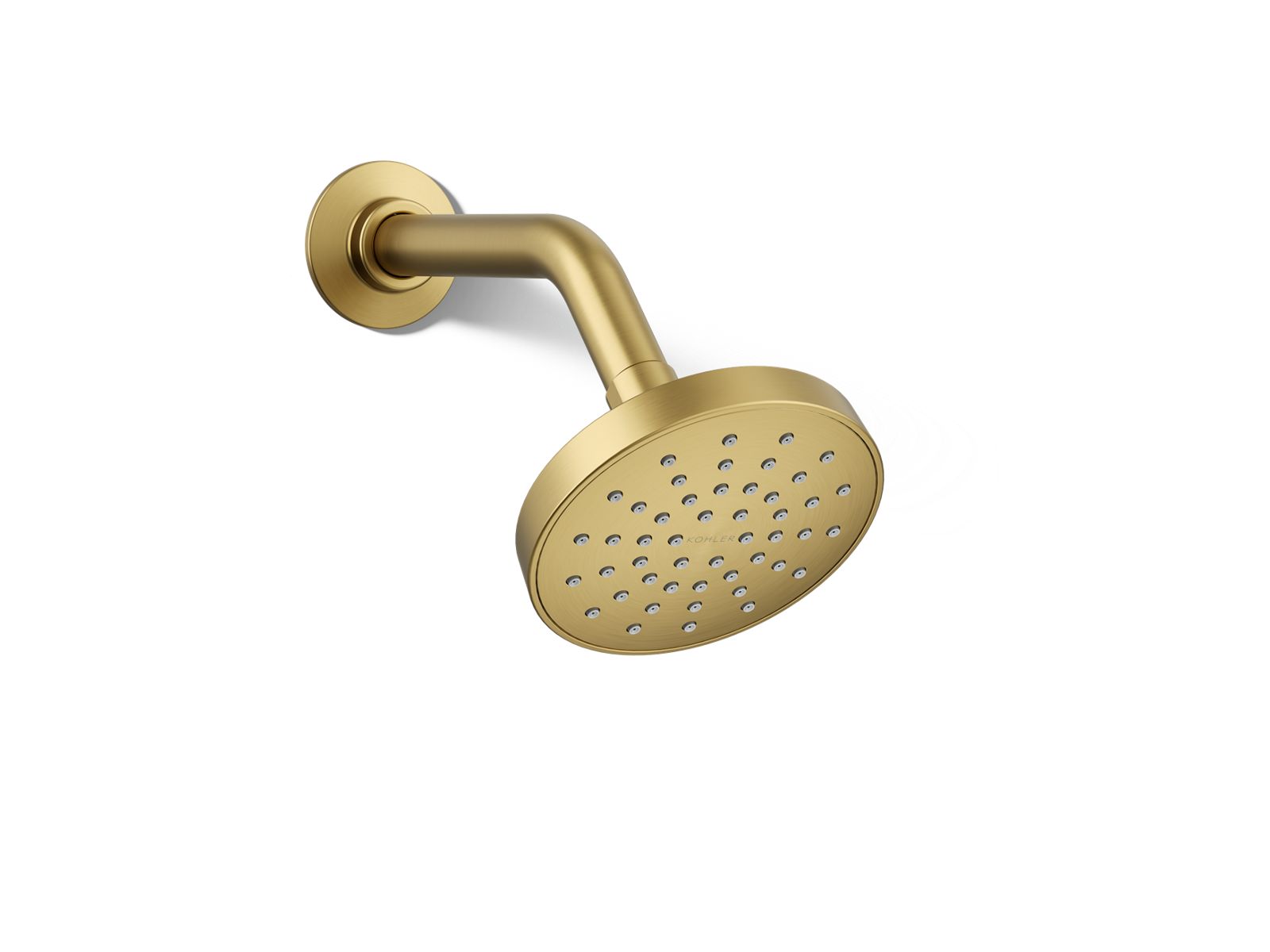 KOHLER K-33641-Y-2MB Elate Single-Function Showerhead, 2.5 Gpm - Vibrant Brushed Moderne Brass