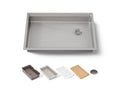 KOHLER K-33661-PC-NA Strive 29" Undermount Single-Bowl Workstation Kitchen Sink - Stainless Steel