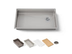 KOHLER K-33663-PC-NA Strive 32" Undermount Single-Bowl Workstation Kitchen Sink - Stainless Steel
