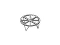 KOHLER Strainer Plate - Brushed Chrome, K-33682-G