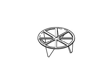 KOHLER Strainer Plate - Brushed Chrome, K-33682-G
