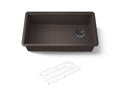 KOHLER K-33710-CM2 Billings 32-1/2" Undermount Single-Bowl Kitchen Sink - Matte Brown