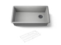 KOHLER K-33710-CM4 Billings 32-1/2" Undermount Single-Bowl Kitchen Sink - Matte Grey