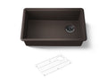 KOHLER K-33712-CM2 Billings 29-1/2" Undermount Single-Bowl Kitchen Sink - Matte Brown