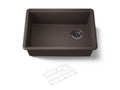 KOHLER K-33713-CM2 Billings 26-1/2" Undermount Single-Bowl Kitchen Sink - Matte Brown