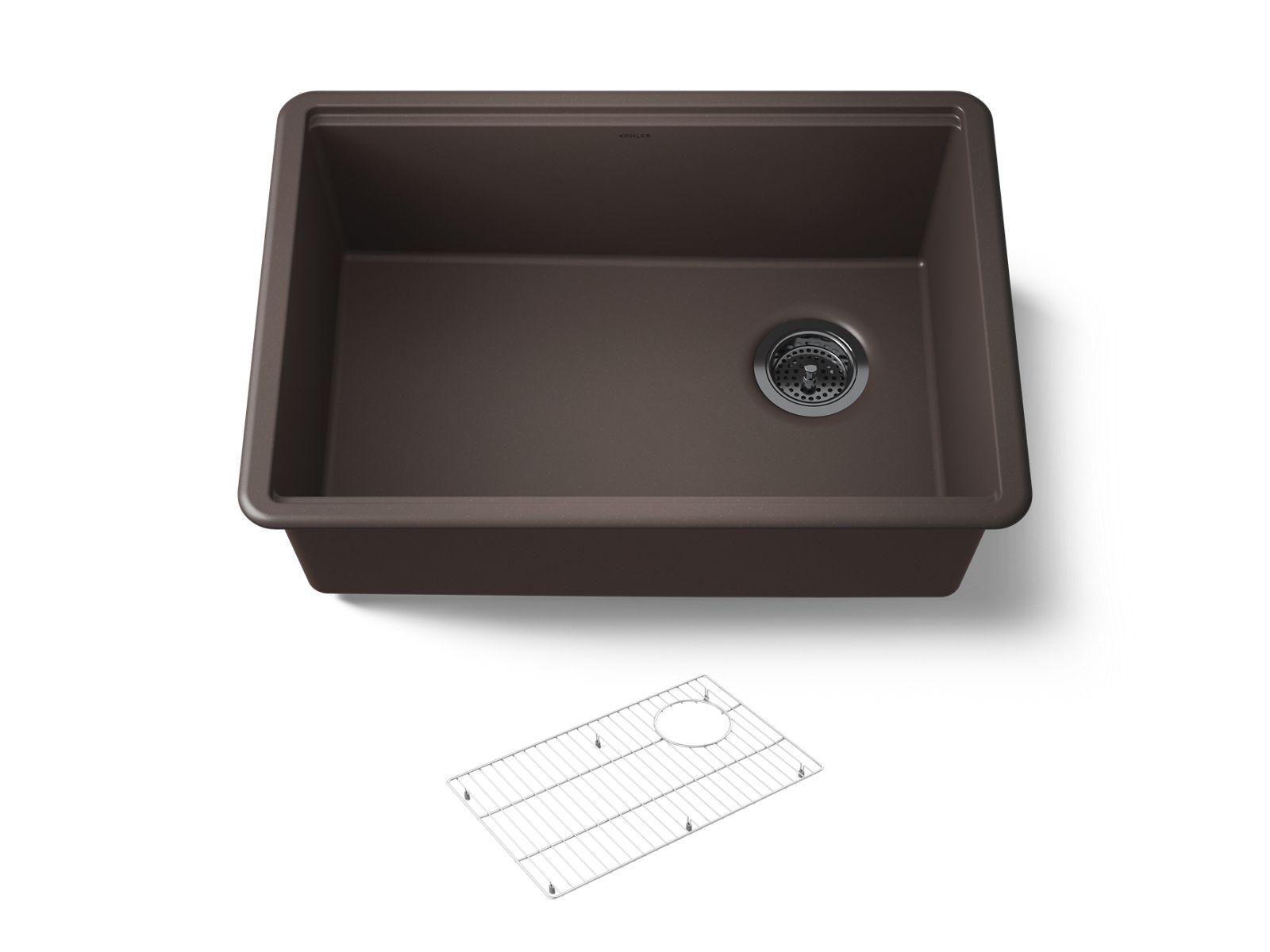 KOHLER K-33713-CM2 Billings 26-1/2" undermount single-bowl kitchen sink - Matte Brown