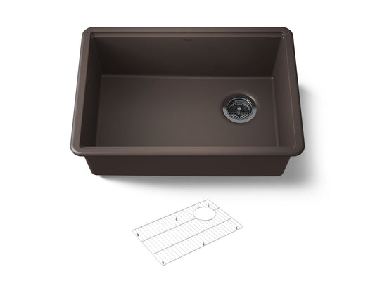 KOHLER K-33713-CM2 Billings 26-1/2" undermount single-bowl kitchen sink - Matte Brown