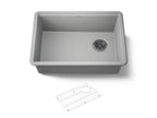 KOHLER K-33713-CM4 Billings 26-1/2" Undermount Single-Bowl Kitchen Sink - Matte Grey