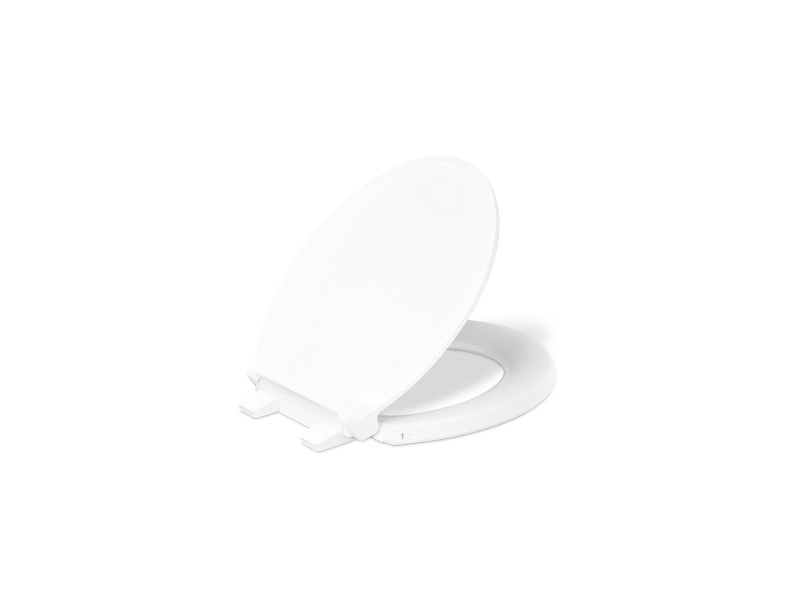 KOHLER K-33728-0 Cachet Heated Readylatch Quiet-Close Round-Front Toilet Seat - White