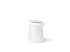 KOHLER K-33812-0 Corbelle Tall Elongated Toilet Bowl With Skirted Trapway - White