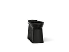 KOHLER K-33812-7 Corbelle Tall Elongated Toilet Bowl With Skirted Trapway - Black Black