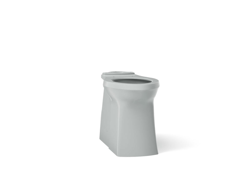 KOHLER K-33812-95 Corbelle Tall Elongated Toilet Bowl With Skirted Trapway - Ice Grey