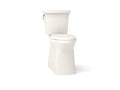 KOHLER K-33814-96 Corbelle Tall Continuousclean Two-Piece Elongated Toilet With Skirted Trapway, 1.28 Gpf - Biscuit