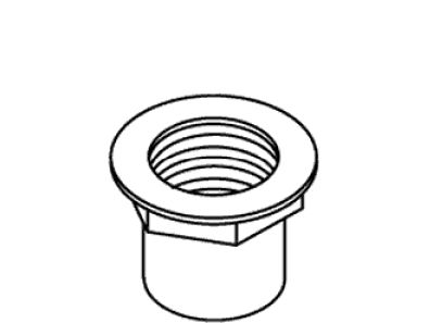 KOHLER Nut, 1 1/2-16 Uns - Bright Chrome, K-33881-BC