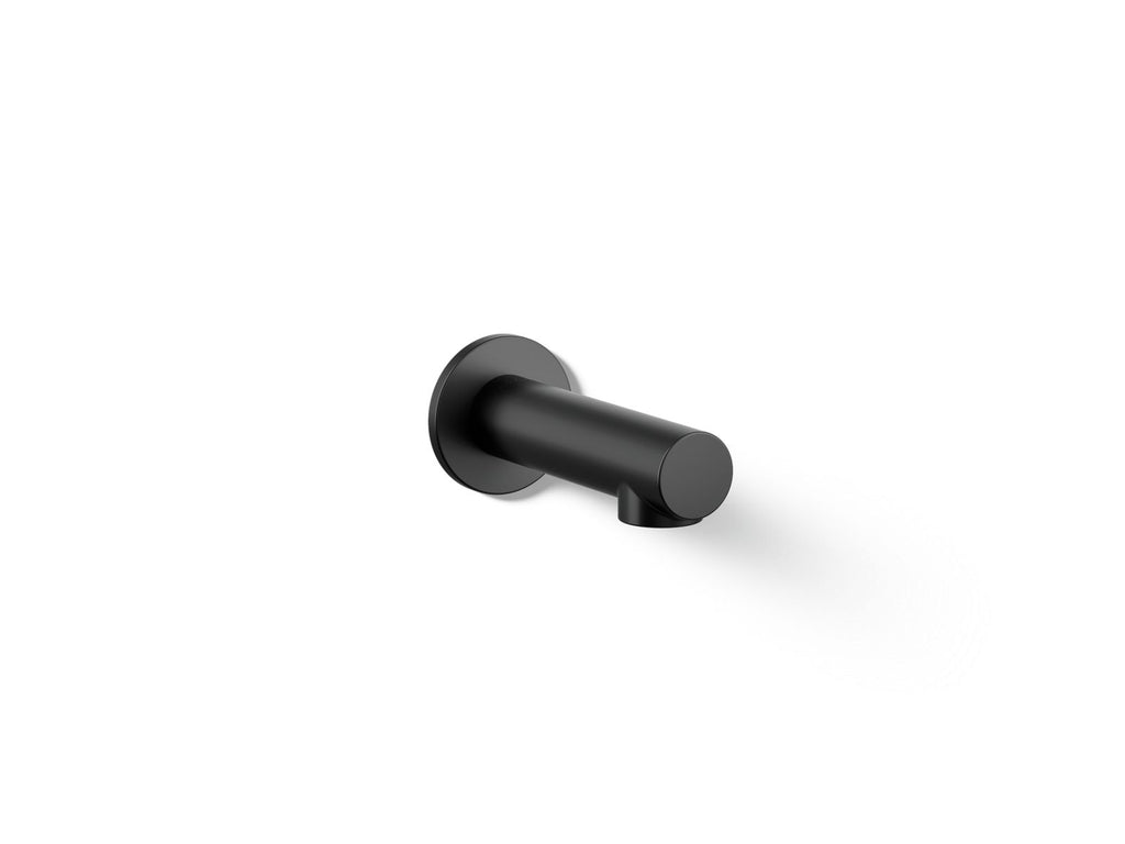 KOHLER K-33967-BL Elate Wall-Mount Bath Spout - Matte Black