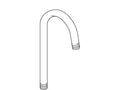 KOHLER Spout, Gooseneck - Polished Chrome, K-34004-CP