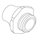 KOHLER Packing Nut - Bright Chrome, K-34166-BC