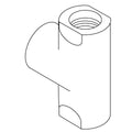 KOHLER Body, 1/2 Straight Stop - Polished Chrome, K-34560-CP
