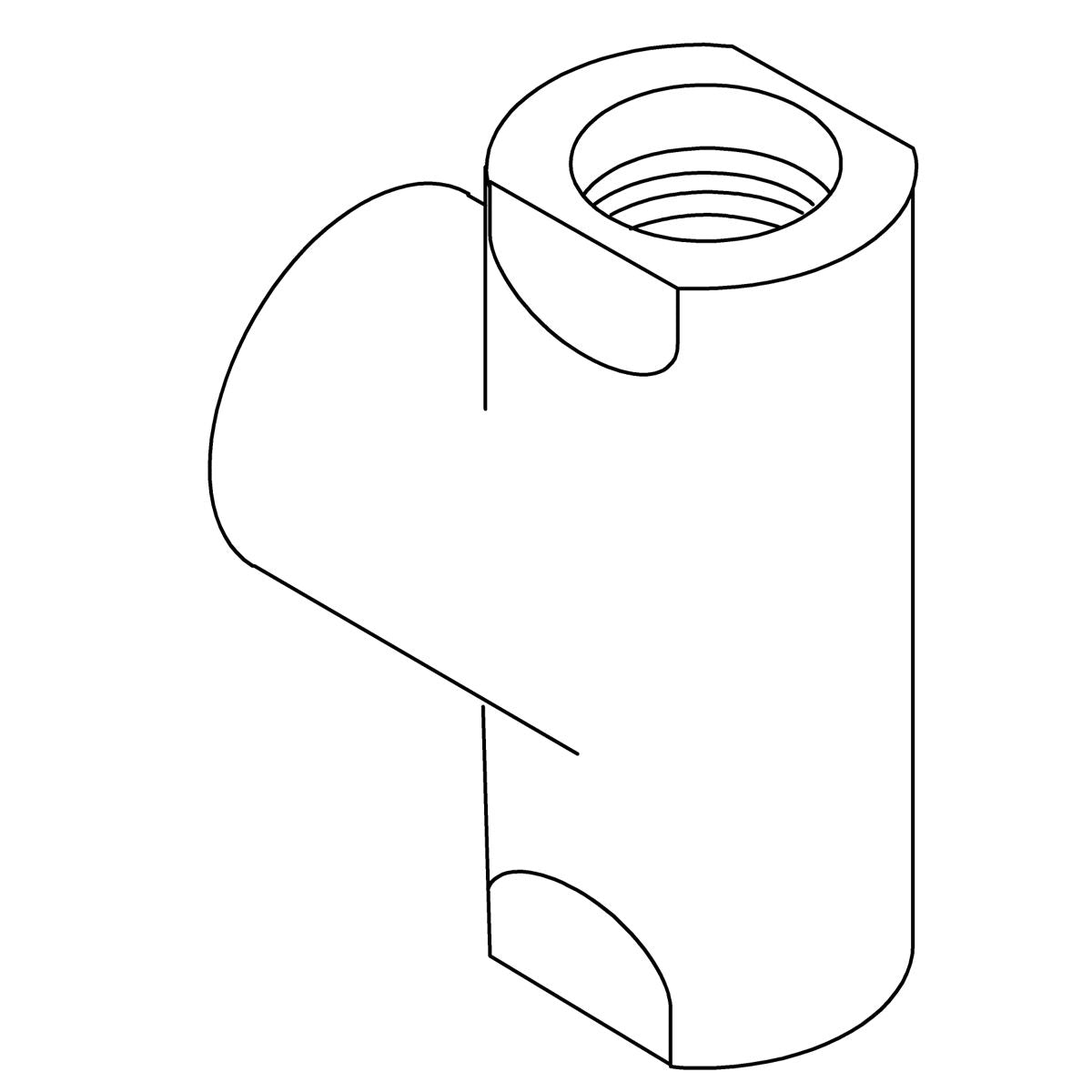 KOHLER Body, 1/2 Straight Stop - Polished Chrome, K-34560-CP