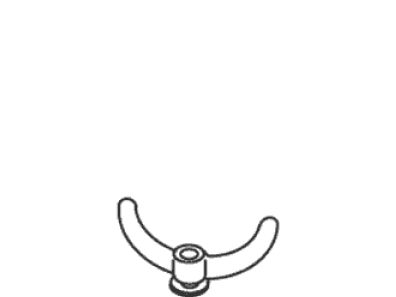 KOHLER Clamp For Flush Ball Seat, K-34611