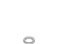 KOHLER Gasket,.950 Id X 1 1/8 Od, K-34631