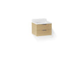 KOHLER K-34653-WEK Maxstow 24" Wall-Hung Bathroom Vanity Cabinet With Sink And Quartz Top - Light Oak