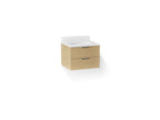 KOHLER K-34653-WEK Maxstow 24" Wall-Hung Bathroom Vanity Cabinet With Sink And Quartz Top - Light Oak