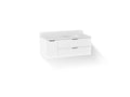 KOHLER K-34656-0 Maxstow 48" Wall-Hung Bathroom Vanity Cabinet With Sink And Quartz Top - White