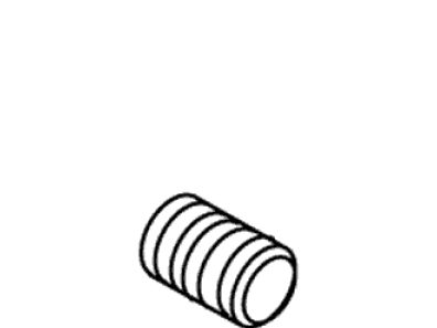 KOHLER Nipple, 3/8-18 Npt X 7/8 - Bright Chrome, K-34822-BC