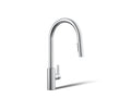 KOHLER K-34906-CP Elate Pull-Down Kitchen Sink Faucet With Two-Function Sprayhead - Polished Chrome