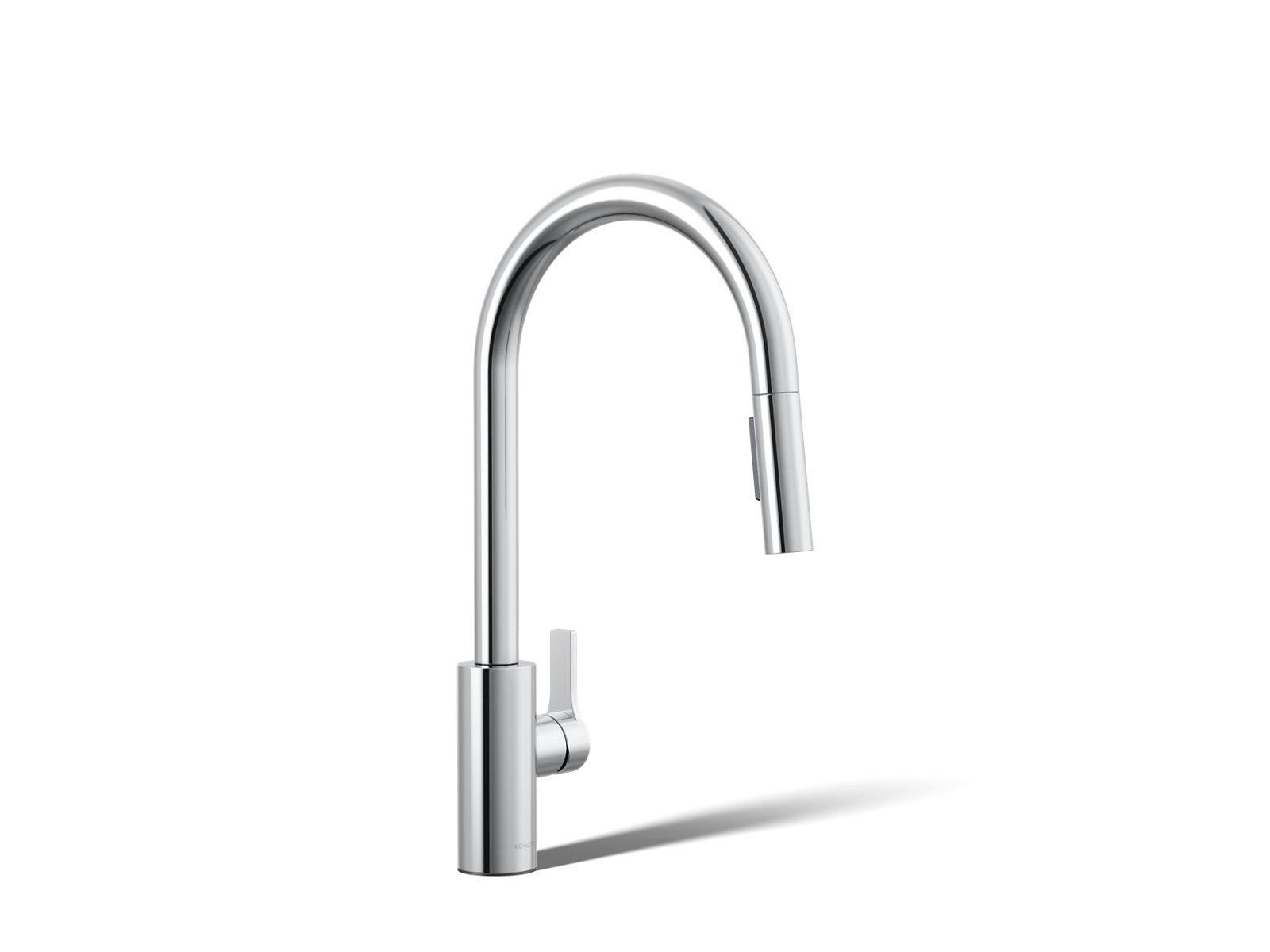 KOHLER K-34906-CP Elate Pull-Down Kitchen Sink Faucet With Two-Function Sprayhead - Polished Chrome