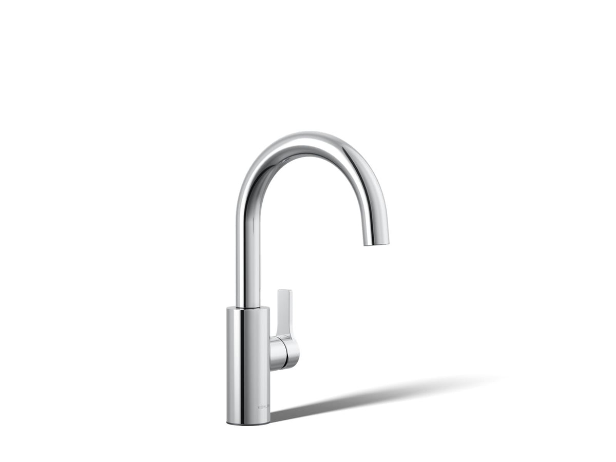 KOHLER K-34908-CP Elate Single-Handle Bar Sink Faucet - Polished Chrome