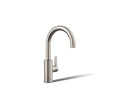 KOHLER K-34908-VS Elate Single-Handle Bar Sink Faucet - Vibrant Stainless