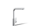 KOHLER K-34909-CP Elate Pull-Out Kitchen Sink Faucet With Two-Function Sprayhead - Polished Chrome