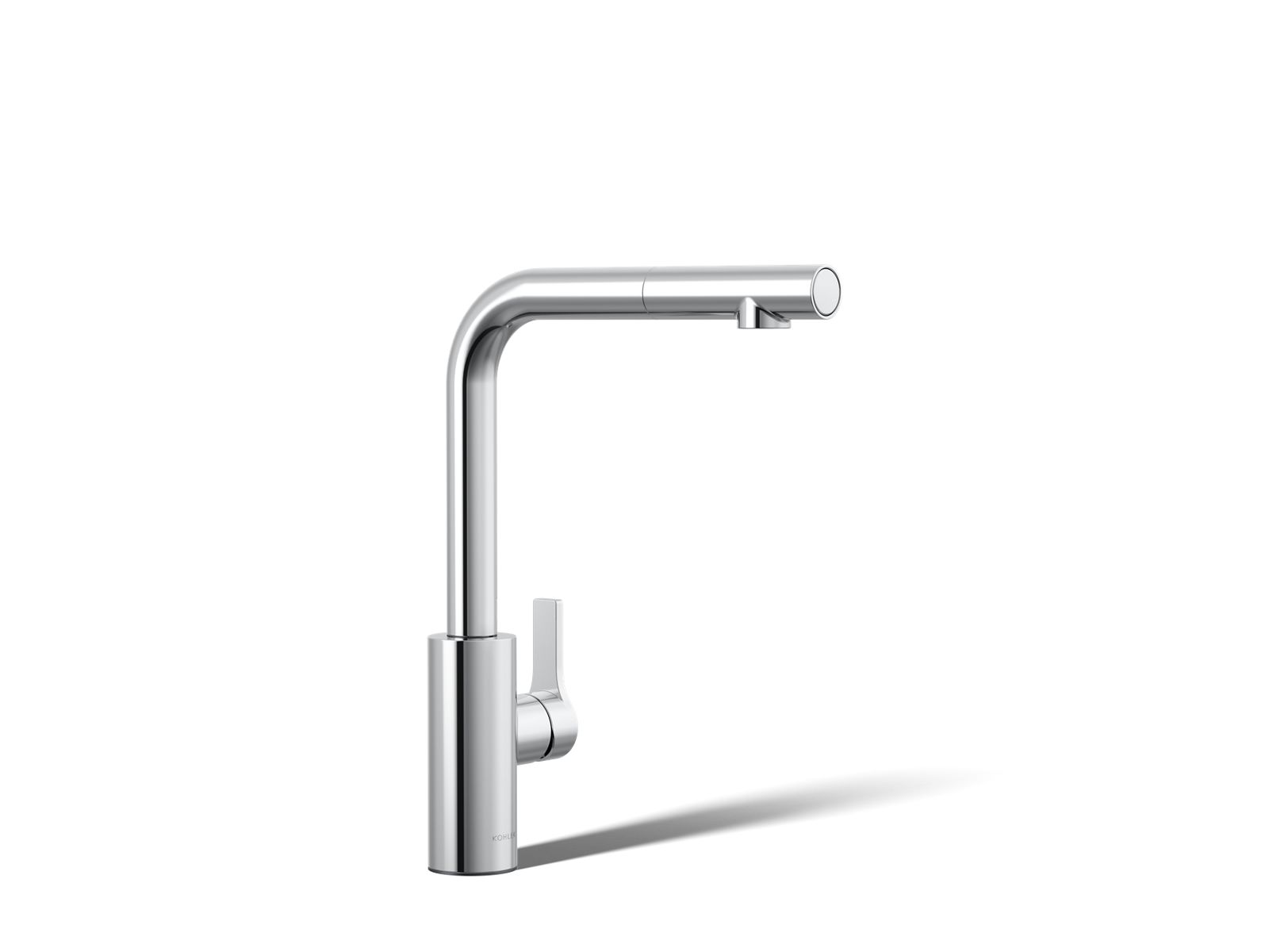 KOHLER K-34909-CP Elate Pull-Out Kitchen Sink Faucet With Two-Function Sprayhead - Polished Chrome
