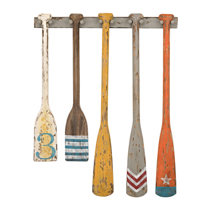 MARKETPLACE 351-10194 Summer Oars Dimensional Wall Art