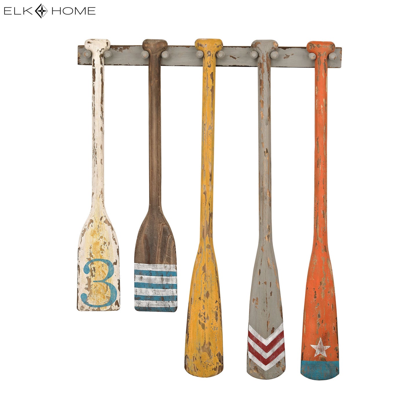 MARKETPLACE 351-10194 Summer Oars Dimensional Wall Art