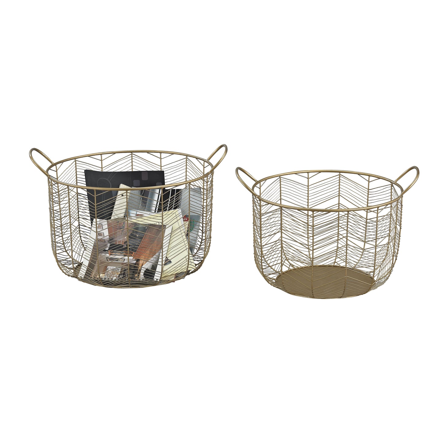 ELK STUDIO 351-10222/S2 Tuckernuck Basket - Set of 2