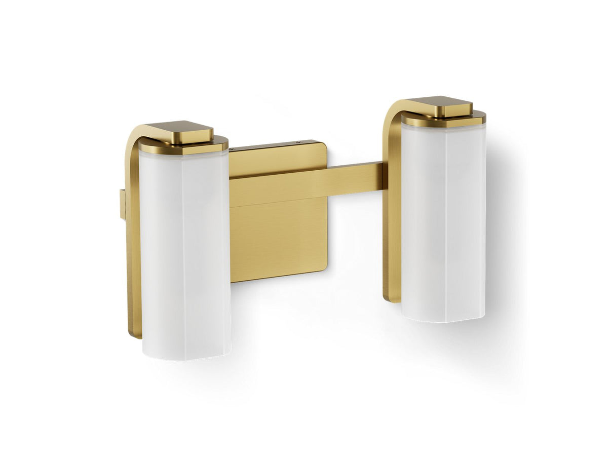 KOHLER K-35114-SC02-2GL Parallel Two-Light Sconce - Brushed Moderne Brass