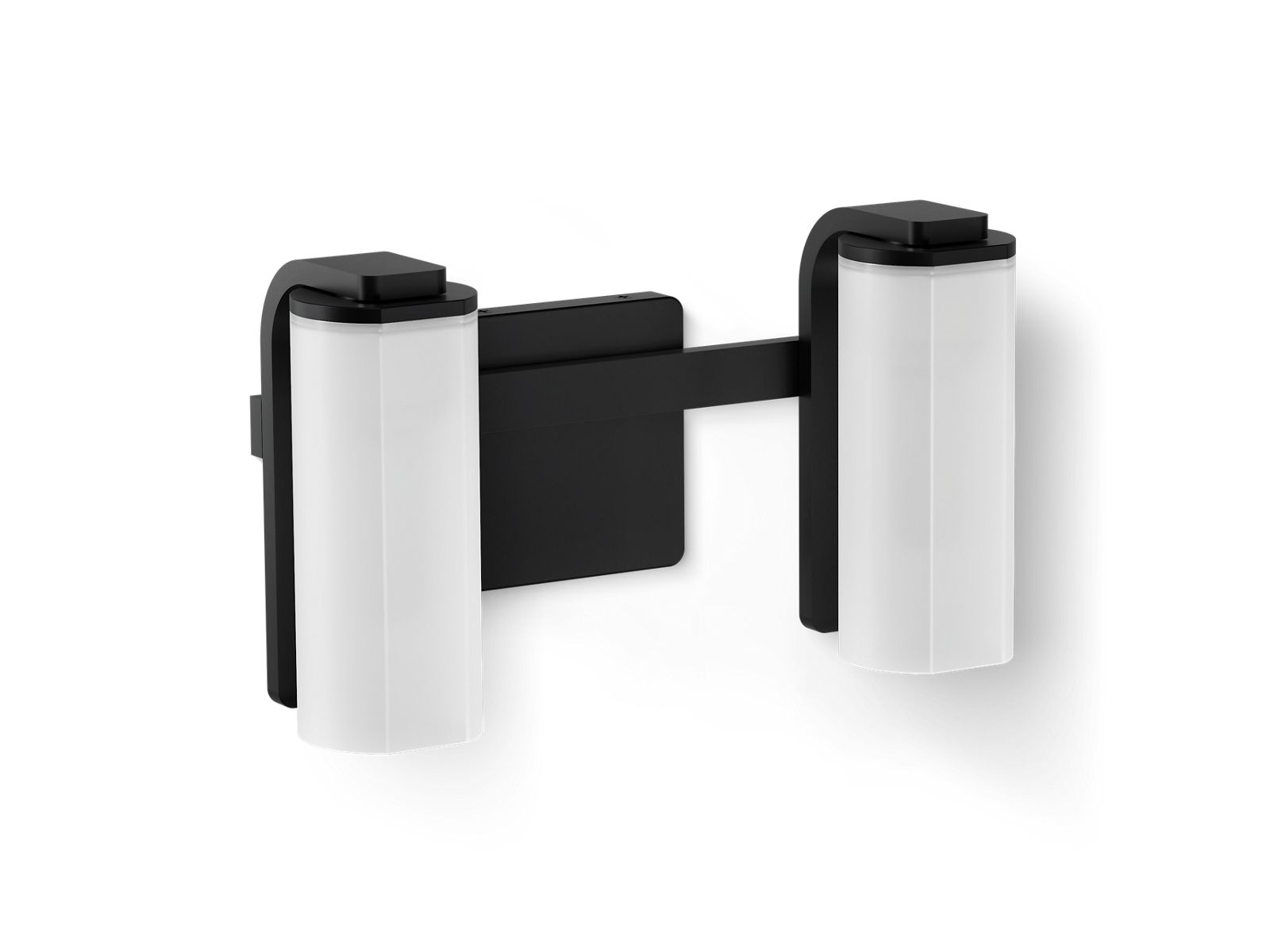 KOHLER K-35114-SC02-BLL Parallel Two-Light Sconce - Matte Black